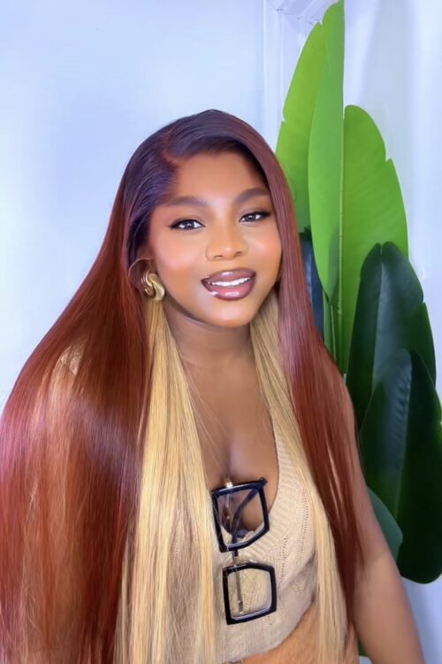 SION – 24’’ RAW HAIR VIETNAMIEN LAGOS HAIR LINE 1B/MARRON/BLONDE EN BAS