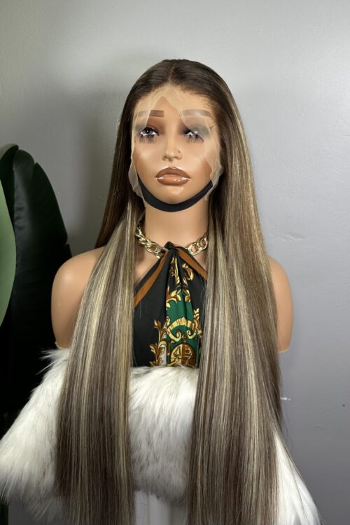 HENRIE – COLLECTION CLASS LUXURY | 100% CHEVEUX HUMAINS 24’’ | 300% DENSITÉ | LACE 13×4