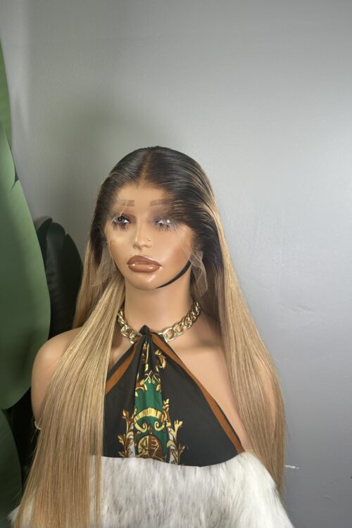 ÉLIE- RAW HAIR VIETNAMIENNE LAGOS HAIR LINE 💎 1B / BLONDE | LACE 13×4 | 250% DENSITÉ | 22 POUCES