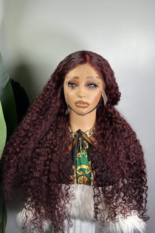 FATALE -30’’ ROUGE BORDEAUX INTENSE 💯 HUMAN HAIR