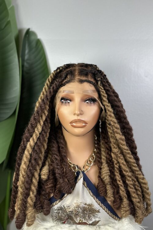 GLORIA – PERRUQUE TWIST FULL LACE MARRON | OR